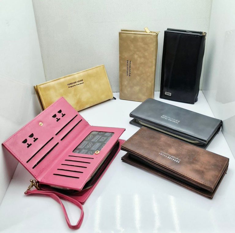 کیف زنانه دور زیپ دکمه مخفی (عمده)