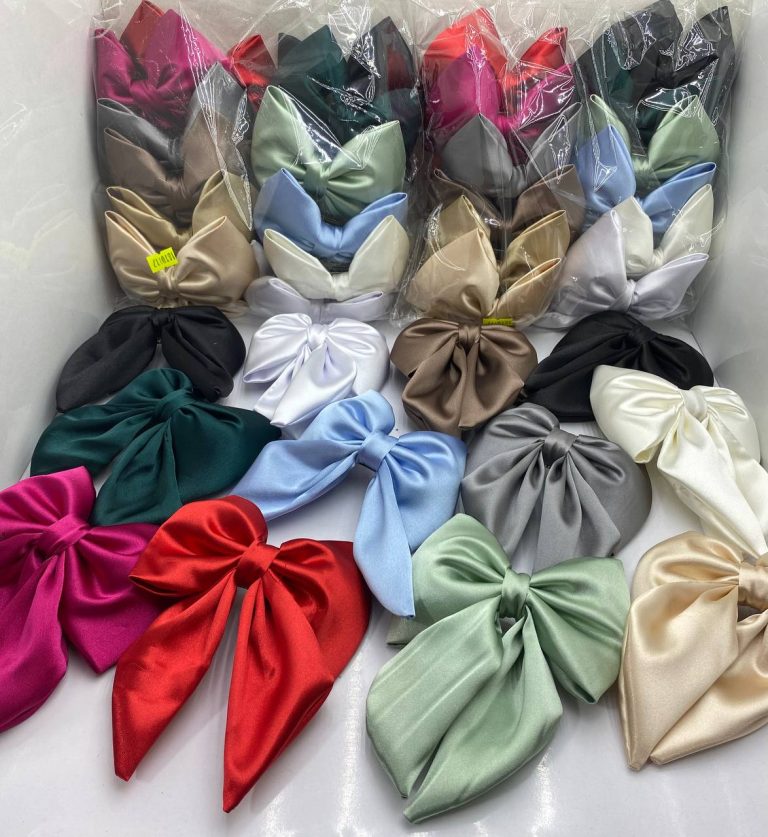 گیر عقب سر پاپیون بزرگ ساتن دنباله دار (عمده)