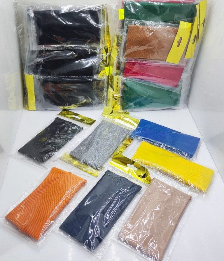 هدبند کبریتی رنگی و مشکی (عمده)